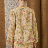 Dian 2-Piece Ramie Kebaya Set in Longan