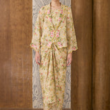 Dian 2-Piece Ramie Kebaya Set in Longan