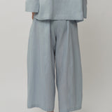 Sculptor Linen Pants in Powder Blue