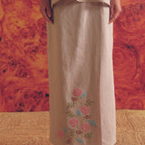 Reina Cross-Stitch Kedah Set in Blush Pink