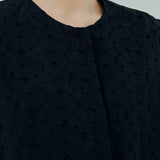 Galleria Broderie Bubble Blouse in Black