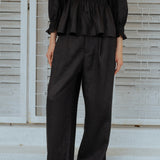 The Great Linen Trousers in Black