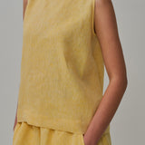 Sculptor Linen Pants in Mango