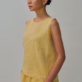Midtown Linen Top in Mango