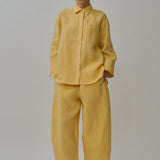 Friday Linen Shirt in Mango