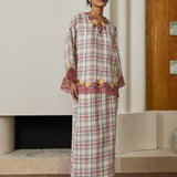 Traditionalist Linen Kedah Set in Shortcake