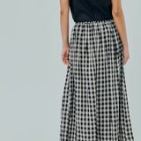 Studio Maxi Skirt in Black Gingham