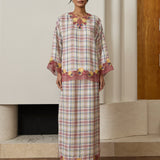 Traditionalist Linen Kedah Set in Shortcake