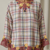 Traditionalist Linen Kedah Set in Shortcake