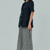 Studio Maxi Skirt in Black Gingham
