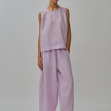 Sculptor Linen Pants in Ube