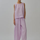 Sculptor Linen Pants in Ube