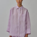 Friday Linen Shirt in Ube
