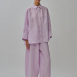 Friday Linen Shirt in Ube