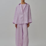 Friday Linen Shirt in Ube