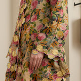 Florentine Ramie Kebaya Top in Dusk