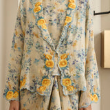 Dian 2-Piece Ramie Kebaya Set in Quince