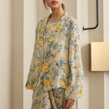 Dian 2-Piece Ramie Kebaya Set in Quince