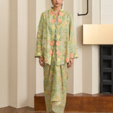 Ophelia Ramie Kebaya Set in Jade