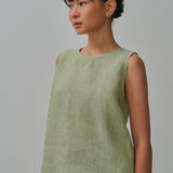 Midtown Linen Top in Melon