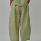 Sculptor Linen Pants in Melon