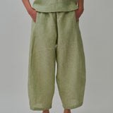 Sculptor Linen Pants in Melon