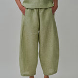 Sculptor Linen Pants in Melon