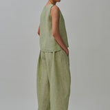 Sculptor Linen Pants in Melon