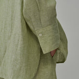 Friday Linen Shirt in Melon