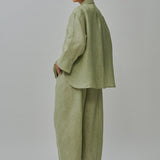 Friday Linen Shirt in Melon