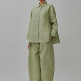 Friday Linen Shirt in Melon