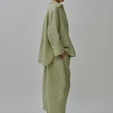 Friday Linen Shirt in Melon