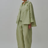 Midtown Linen Top in Melon