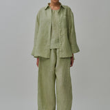 Friday Linen Shirt in Melon