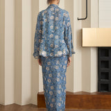 Viola Ramie Kebaya Set in Azure