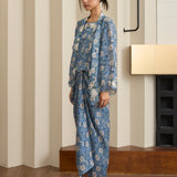Viola Ramie Kebaya Set in Azure