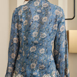 Viola Ramie Kebaya Set in Azure