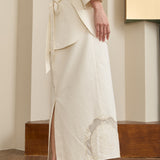 Eden Poplin Skirt in Baroque