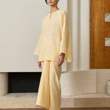 Eloise Linen Kedah Set in Buttercup