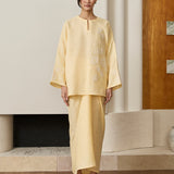 Eloise Linen Kedah Set in Buttercup