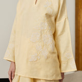 Eloise Linen Kedah Set in Buttercup