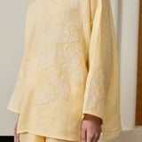 Eloise Linen Kedah Set in Buttercup