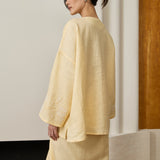 Eloise Linen Kedah Set in Buttercup