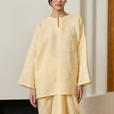 Eloise Linen Kedah Set in Buttercup