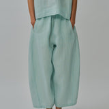 Sculptor Linen Pants in Sea Salt