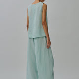 Sculptor Linen Pants in Sea Salt