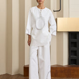 Eden Poplin Trousers in Baroque