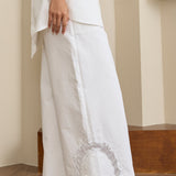 Eden Poplin Trousers in Baroque