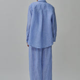 Sculptor Linen Pants in Bluebell