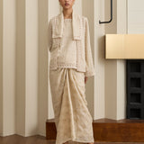 Amelie 2-Piece Ramie Kebaya Top in Buttercream